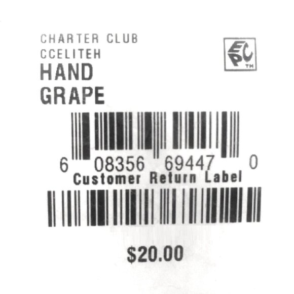 3 brand new GRAPE-color Charter Club Elite 100% Hygro Cotton 16"x30" HAND Towels - Picture 5 of 5